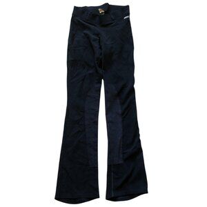 Kerrits Riding Pants Black Breeches Pull On Stretch Microcord Equestrian Medium